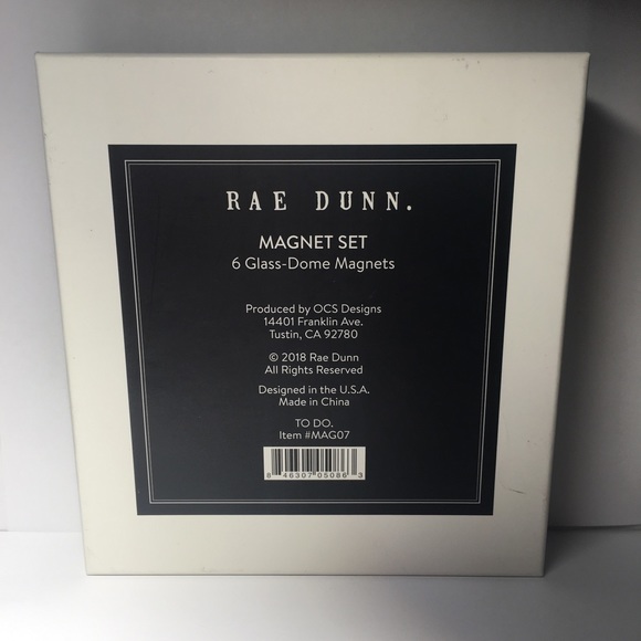 Rae Dunn glass dome magnets. - Picture 5 of 5